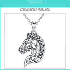 Cordão Horse ( Cavalo) Prata 925