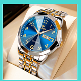 Azul com Dourado