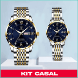 Dourado com azul