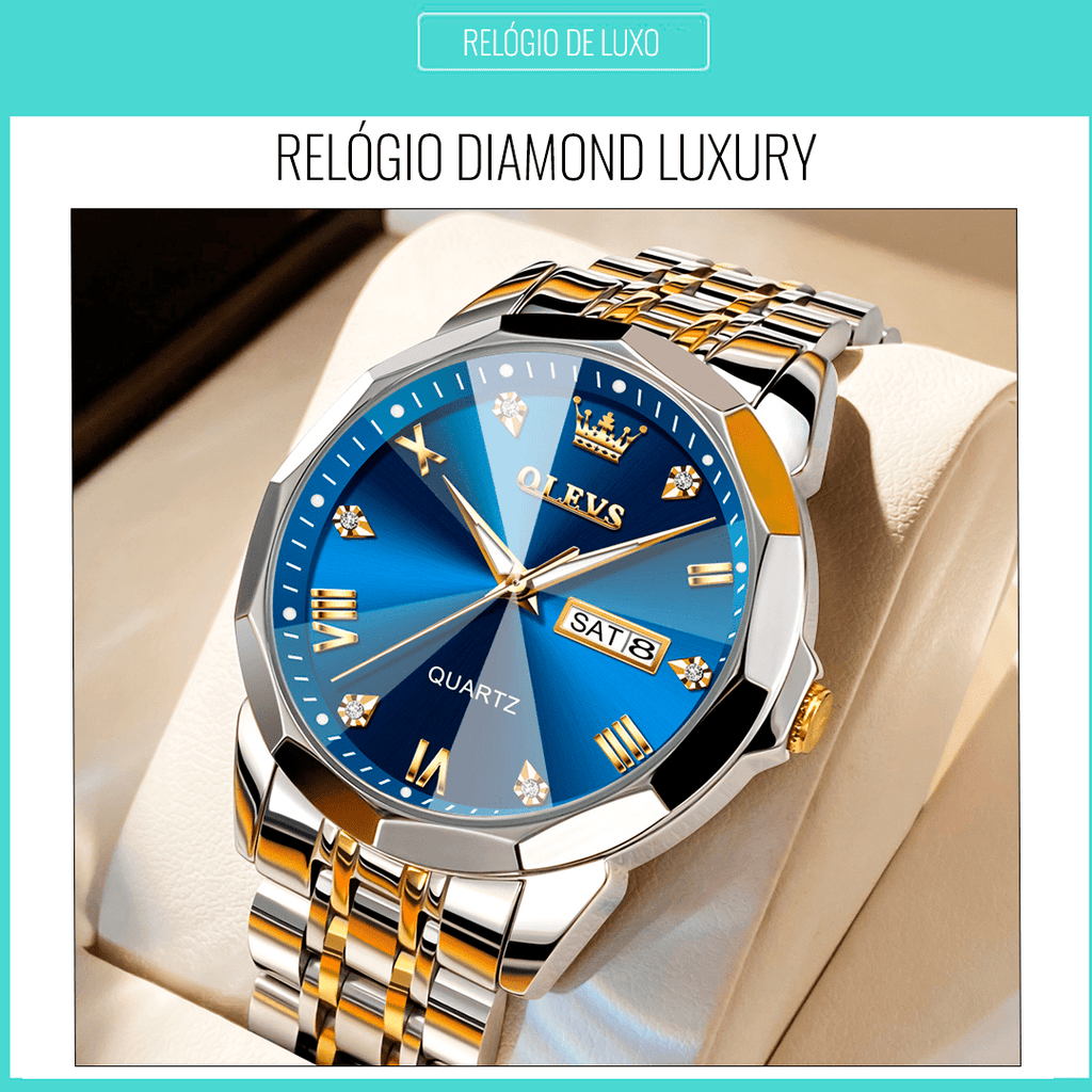 Relógio  Diamond -( A prova d agua) Original-Promoção