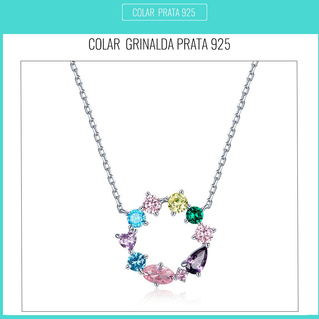 Colar Grinalda Prata 925