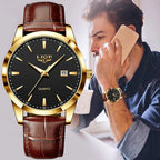 Relogio Classic Elegancy Couro Original (COMPRE 1 LEVE 3)