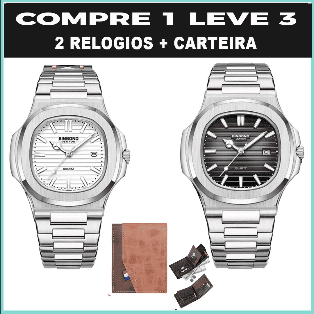 Relógio Luxury Prime  ( COMPRE 1 LEVE 3)
