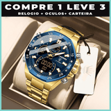 Dourado com azul