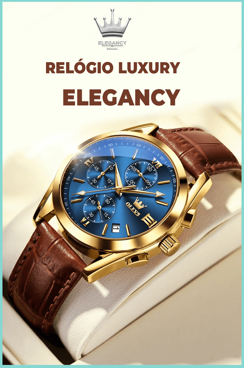 Relógio Elegancy Luxury Masculino