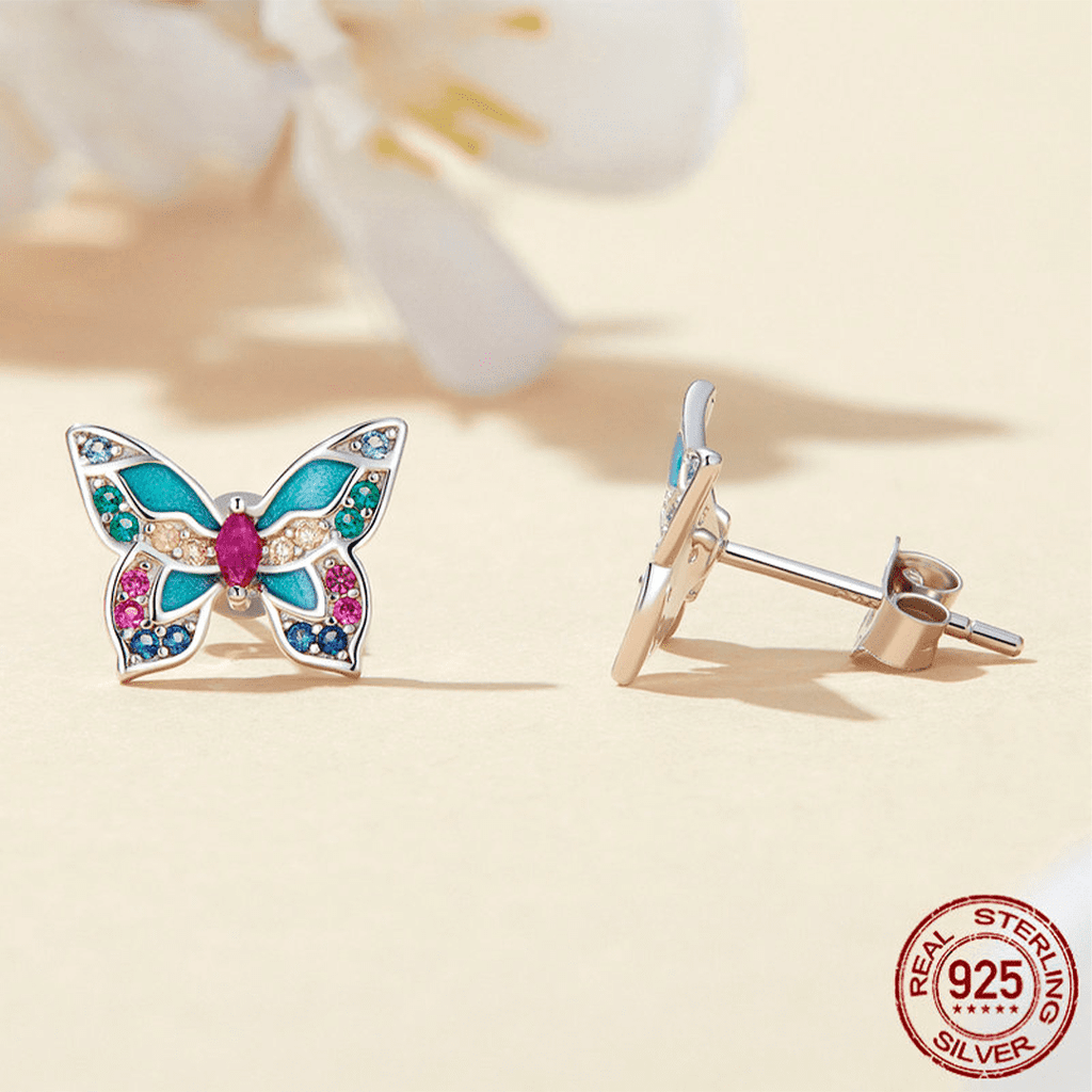 Colar Borboleta Prata 925