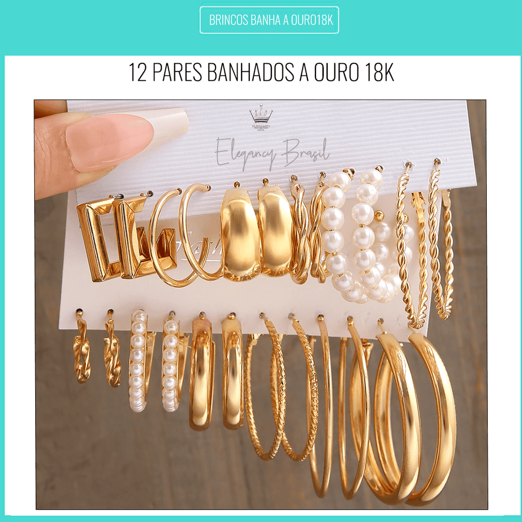 Conjunto de Brincos atacado-Super promoção