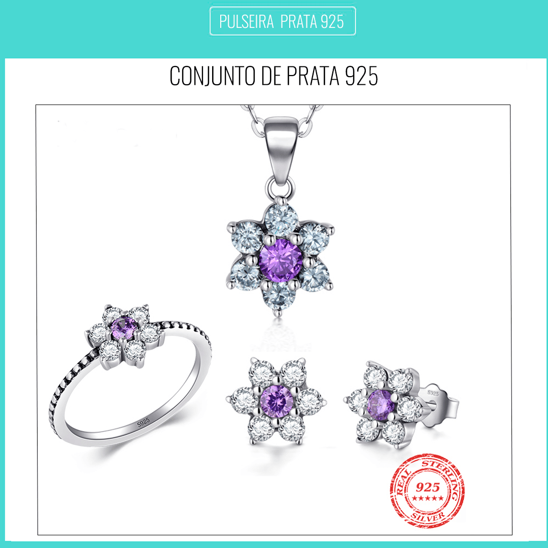 Conjunto de Prata Elegancy