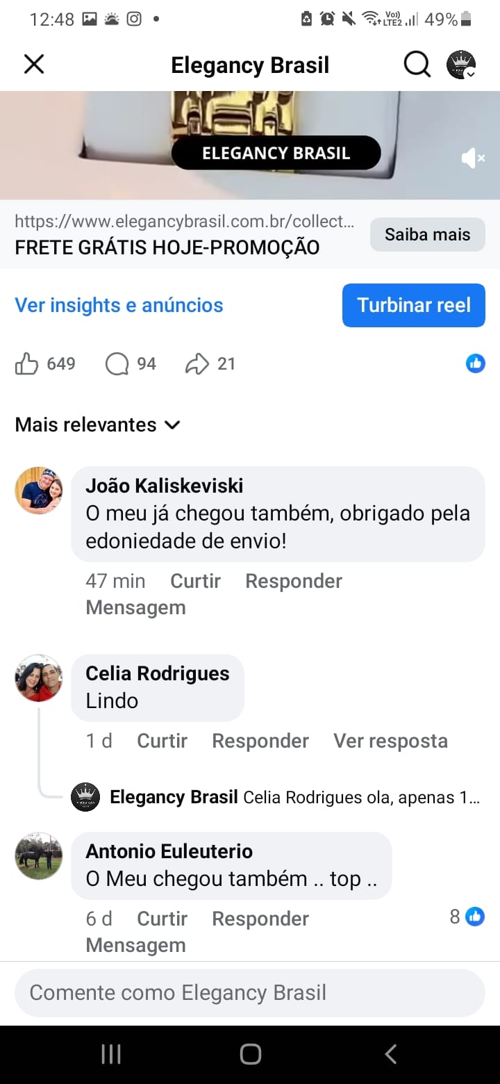 Relogio Eleganzzia Original-  - FRETE GRÁTIS+ 2 BRINDES