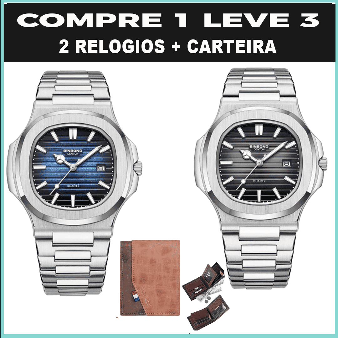 Relógio Luxury Prime  ( COMPRE 1 LEVE 3)