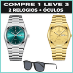 Relogio Elegancy Classic  2 Unidsdes + brinde