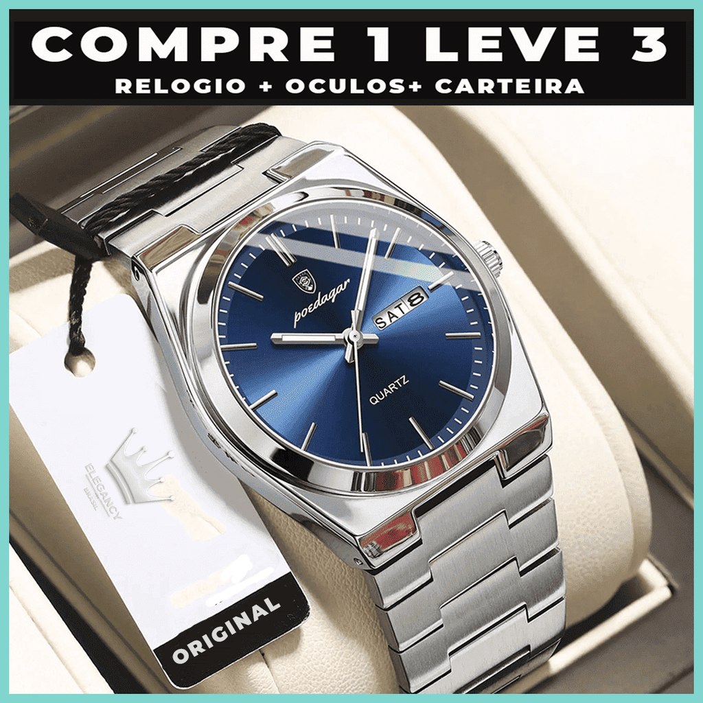 Relogio Classic original + 2 Brindes-Promoção