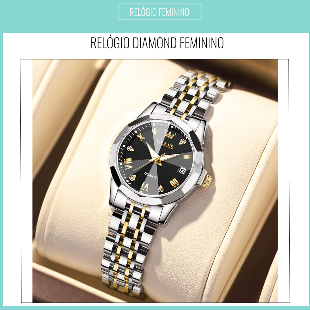 Relógio Feminino Diamond Elegancy