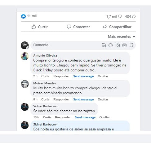Relógio Magnate Original  FRETE GRATIS+ 2 BRINDES - PROMO ENCERRA 06-05