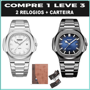 Relógio Luxury Prime  ( COMPRE 1 LEVE 3)