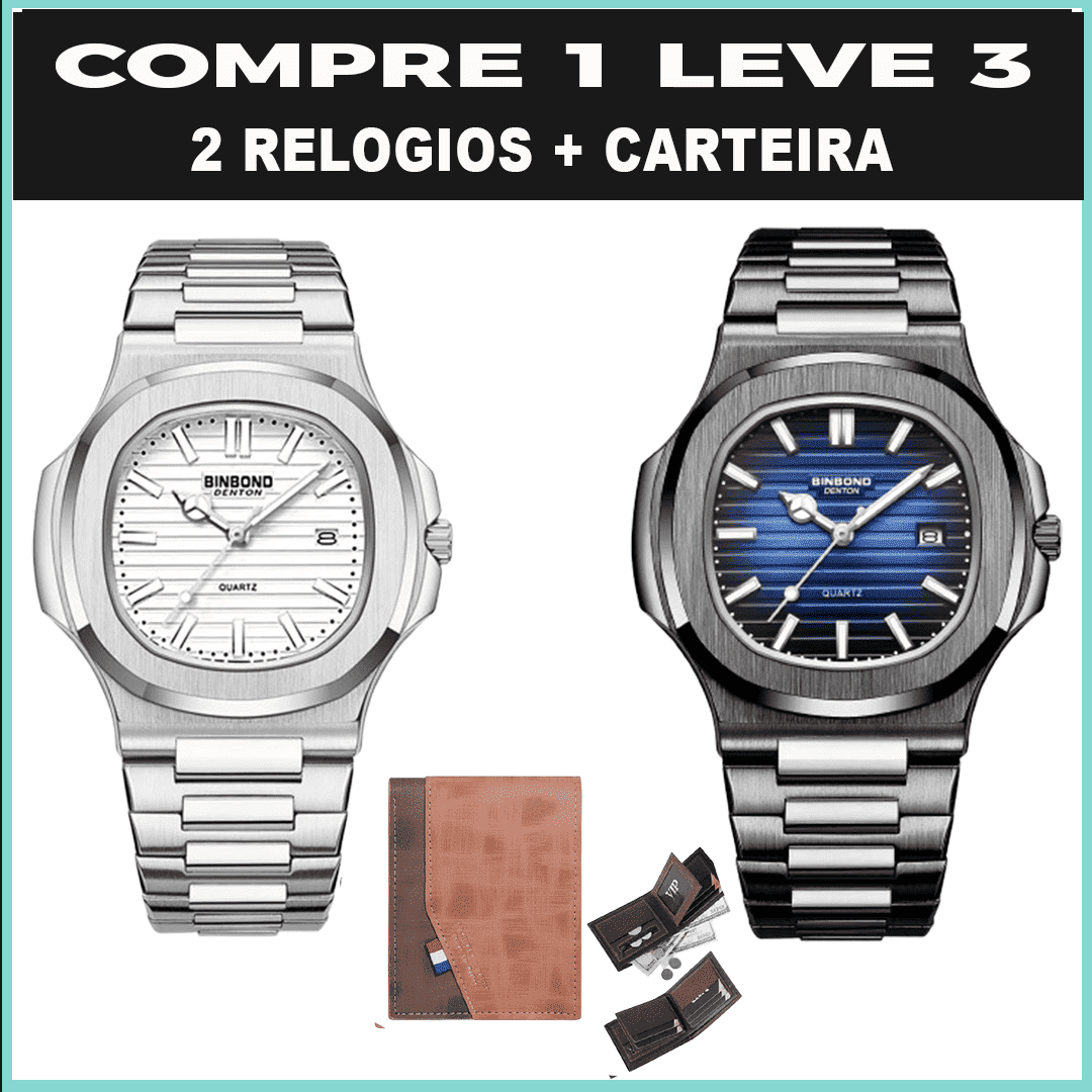 Relógio Luxury Elgancy  Prime  ( COMPRE 1 LEVE 3)