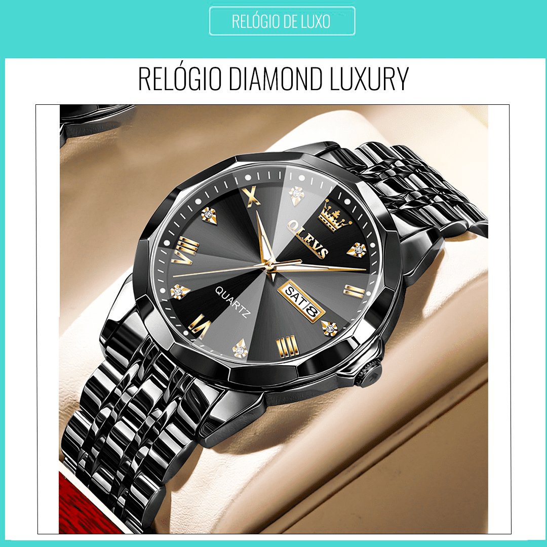 Relógio  Diamond -( A prova d agua) Original-Promoção