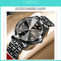 Relógio Diamond ( À prova d água) Promoção