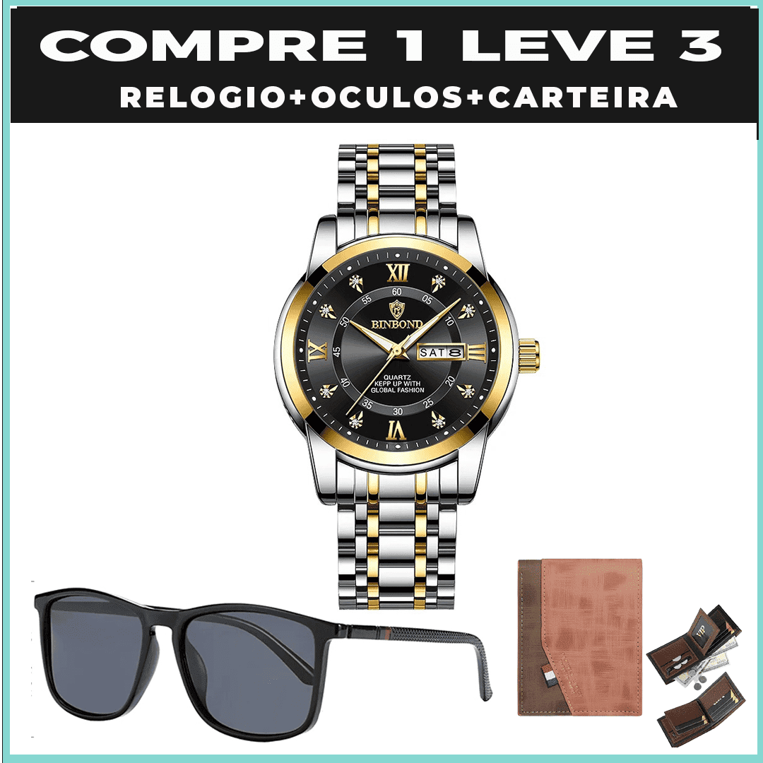 Relogio Elegancy Time original ( COMPRE 1 LEVE 3 )