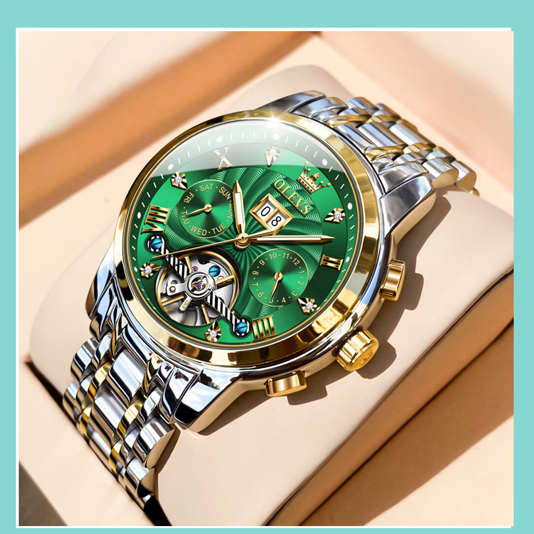 RELÓGIO MECANICO AUTOMATICO ELEGANCY