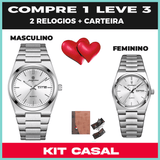 KIT CASAL PRATA + BRINDE