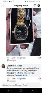 Relogio Eleganzzia Original-  - FRETE GRÁTIS+ 2 BRINDES