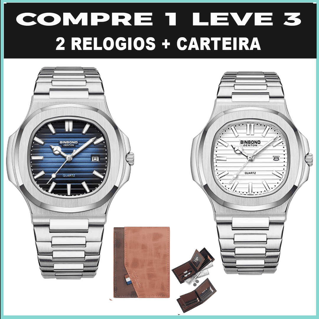 Relógio Luxury Prime  ( COMPRE 1 LEVE 3)
