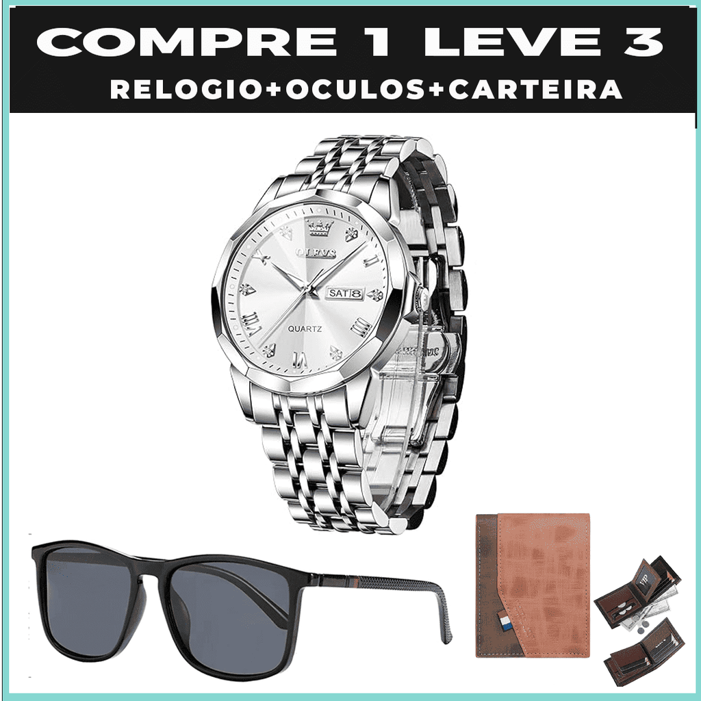 Relógio  Diamond  (COMPRE 1 LEVE 3)