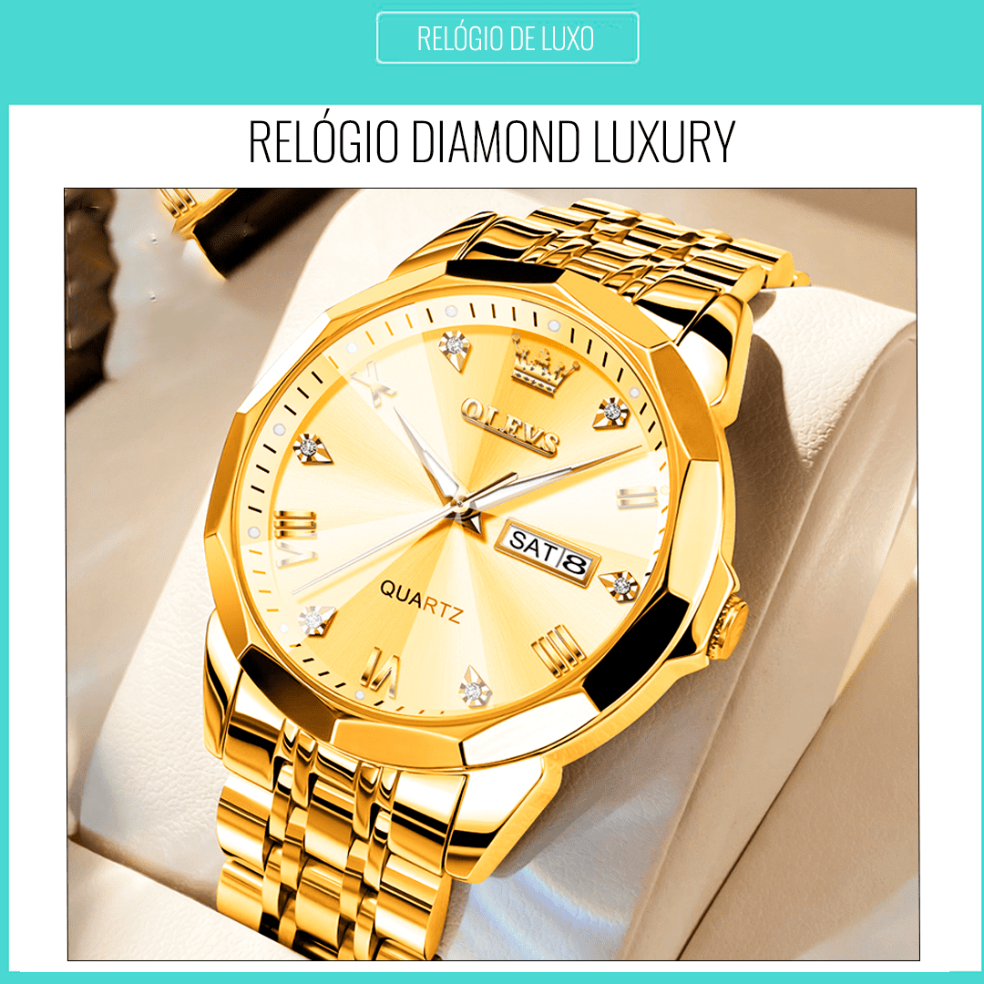 Relógio  Diamond -( A prova d agua) Original-Promoção