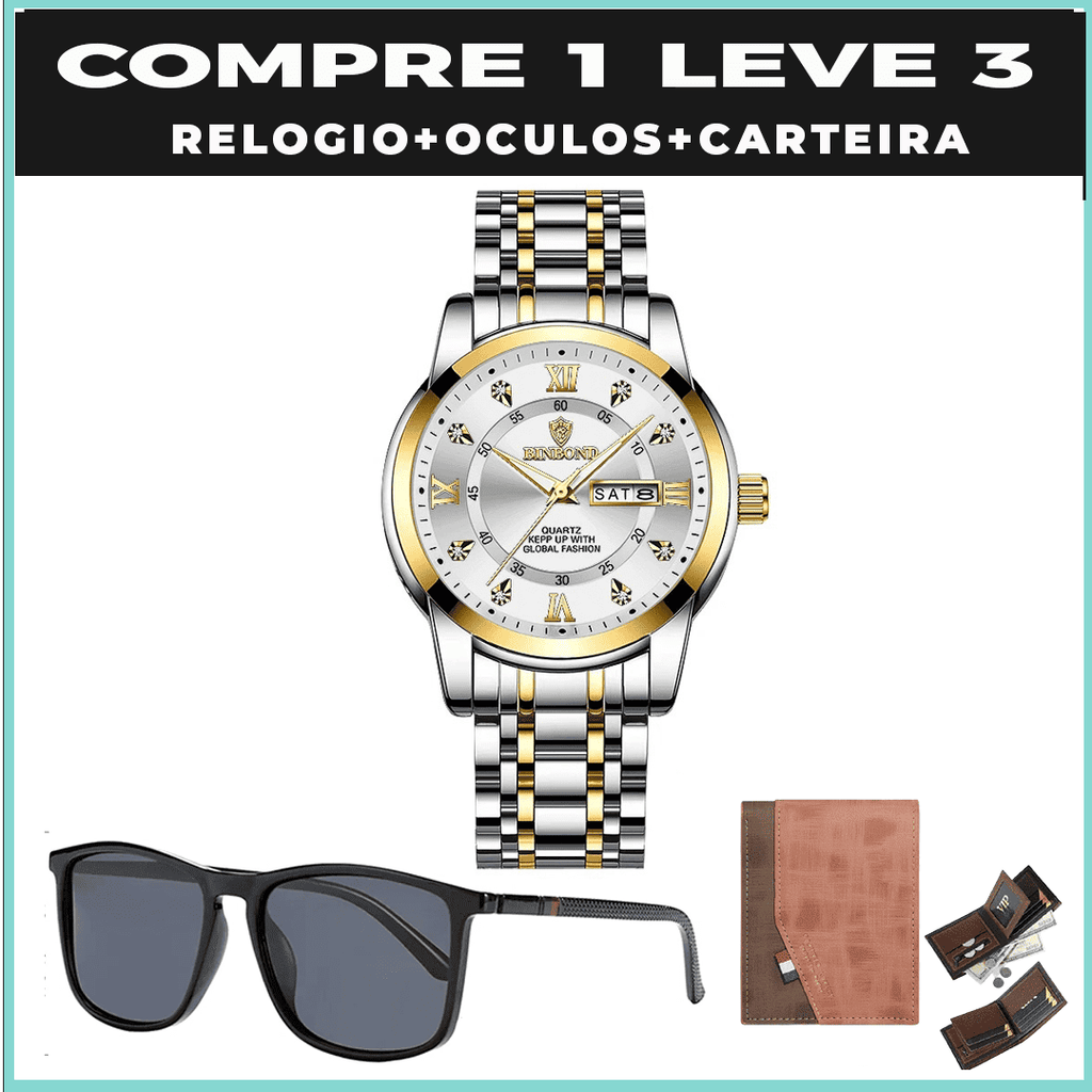 Relogio Elegancy Time original ( COMPRE 1 LEVE 3 )