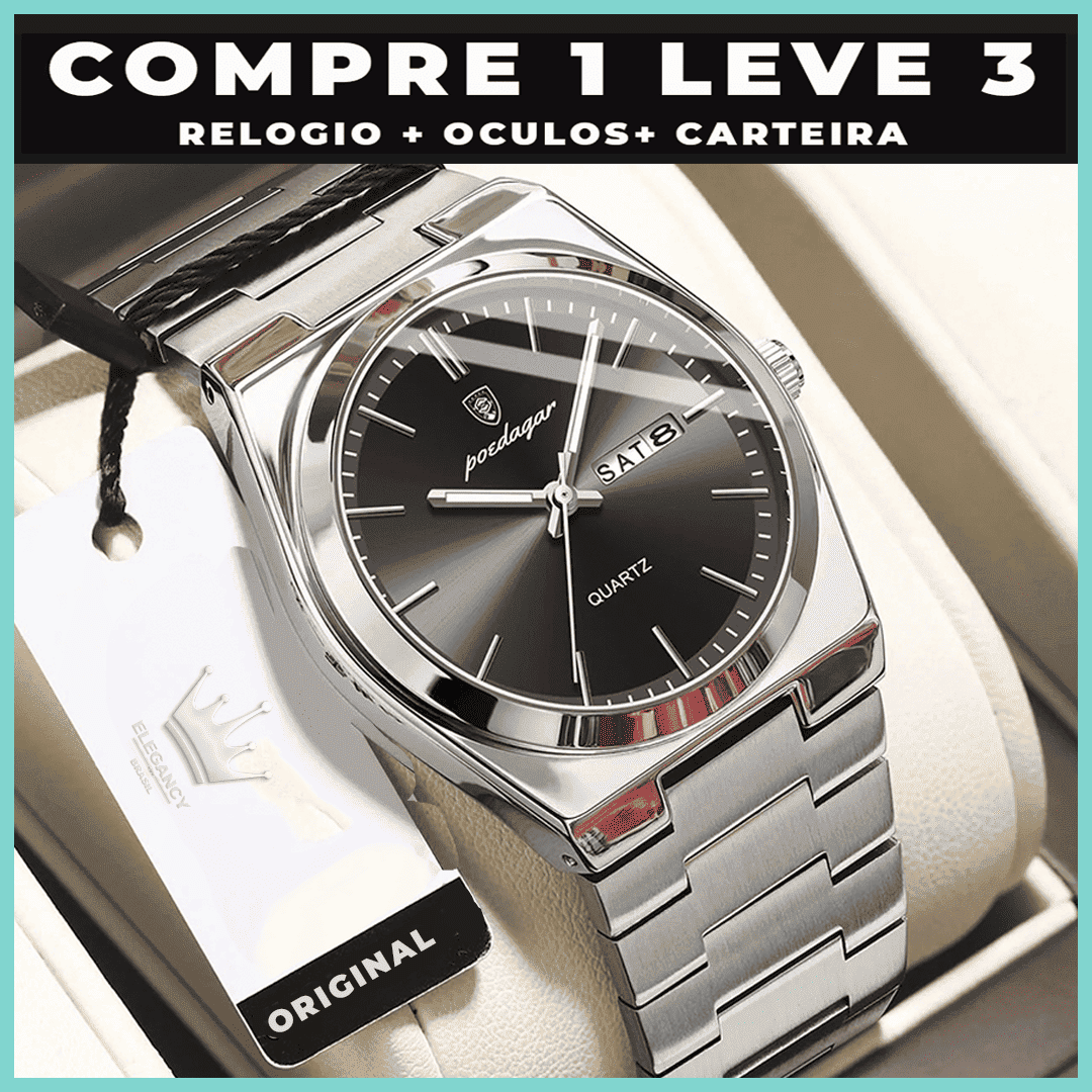 Relogio Classic original + 2 Brindes-Promoção