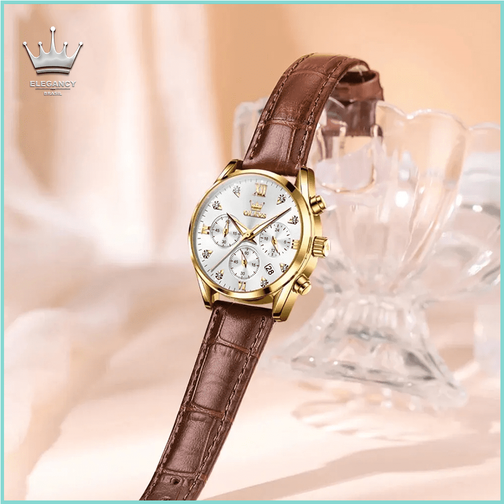 RELÓGIO  ELEGANCY FEMININO LUXURY