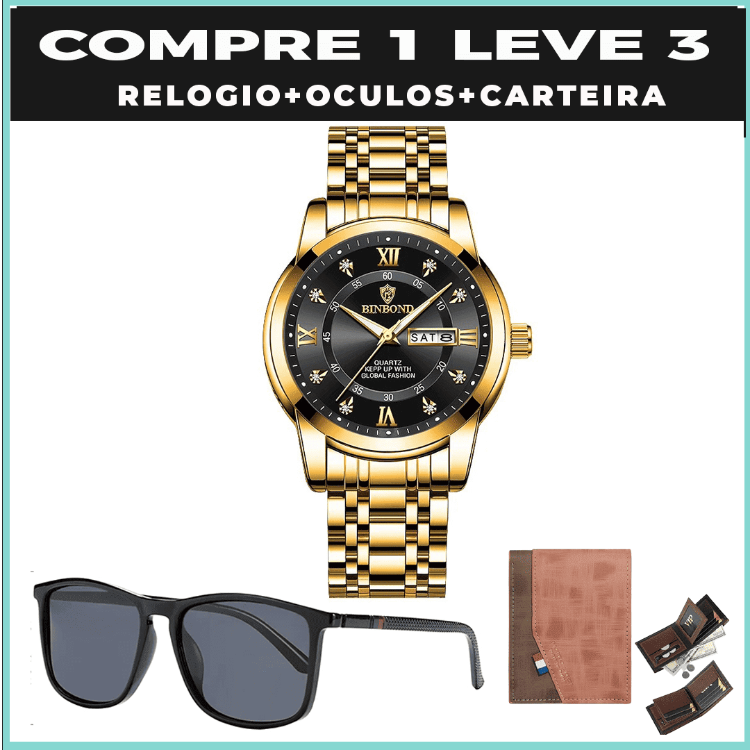 Relogio Elegancy Time original ( COMPRE 1 LEVE 3 )
