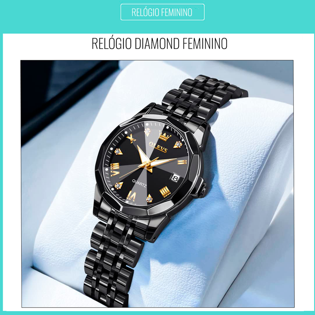 Relógio Feminino Diamond Elegancy