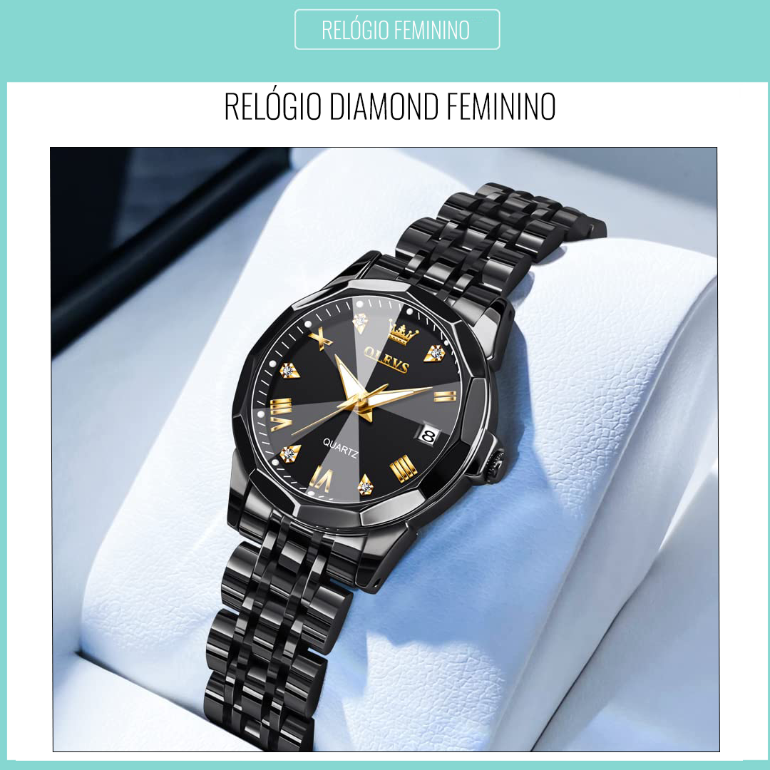 Relógio Feminino Diamond Elegancy