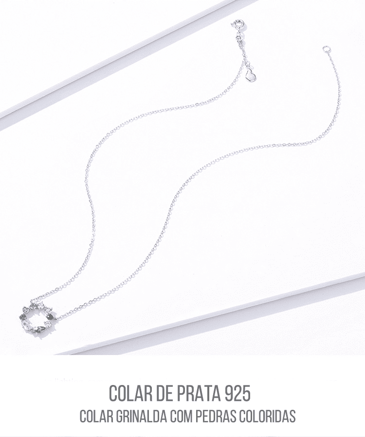 Colar Grinalda Prata 925