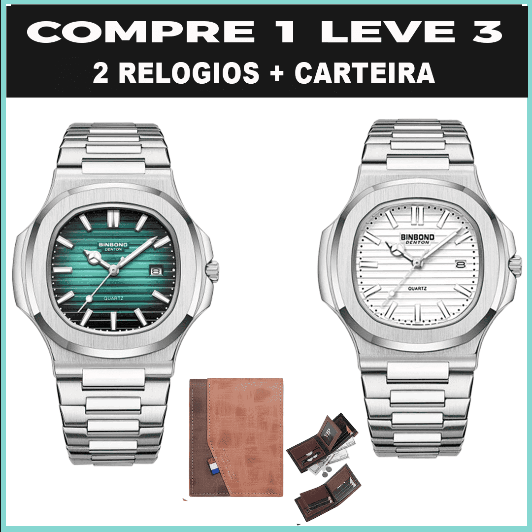 Relógio Luxury Prime  ( COMPRE 1 LEVE 3)