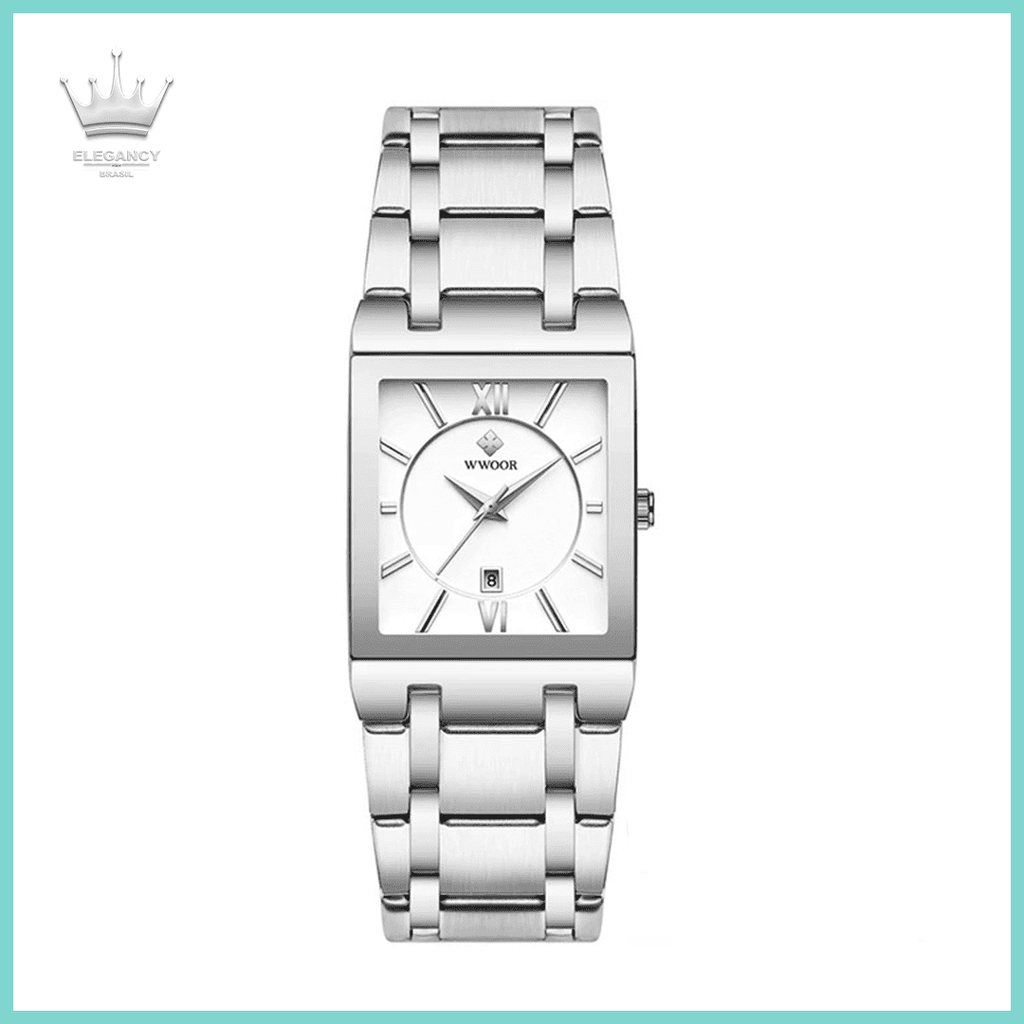 Relogio  Gold Masculino Wwoor Elegancy
