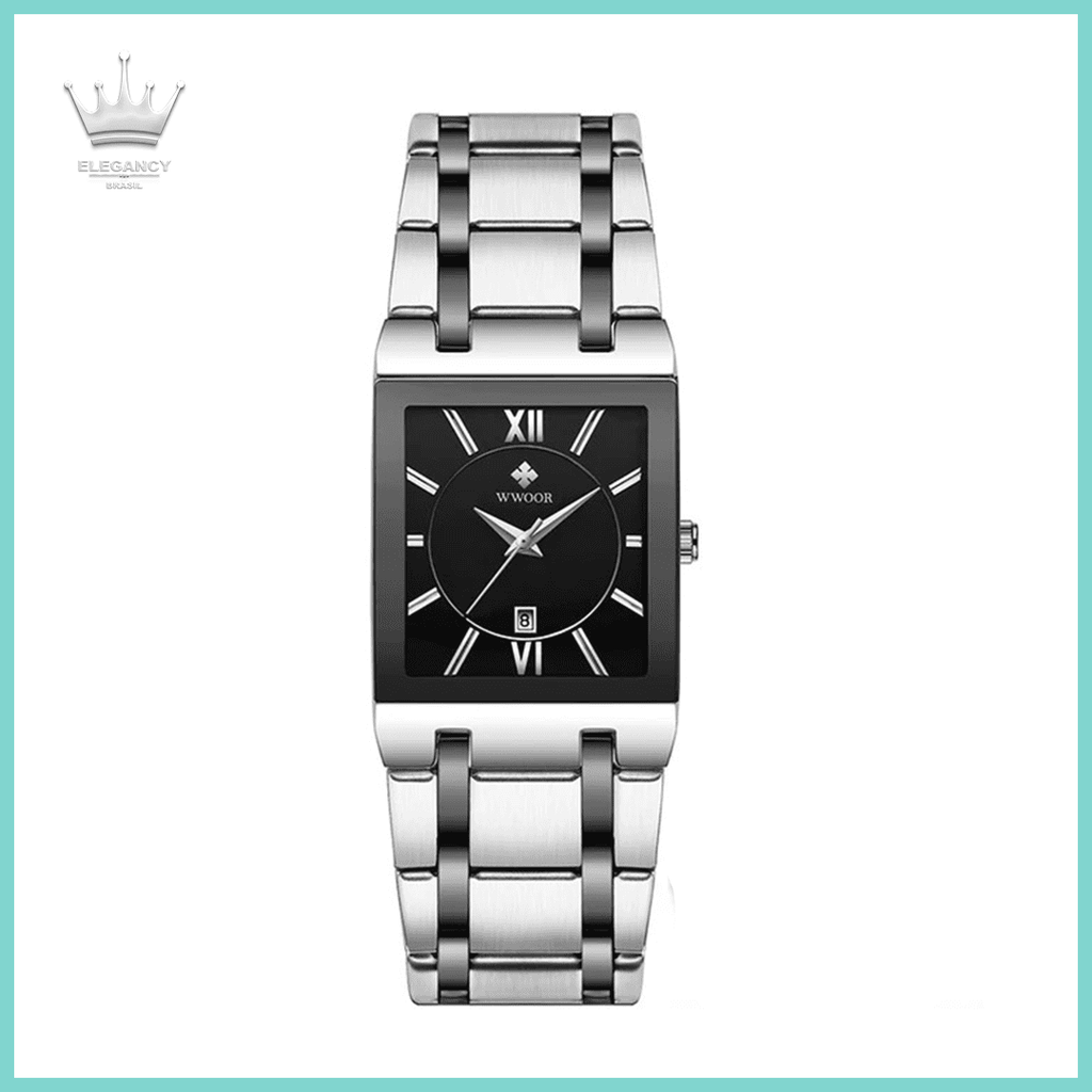 Relogio  Gold Masculino Wwoor Elegancy