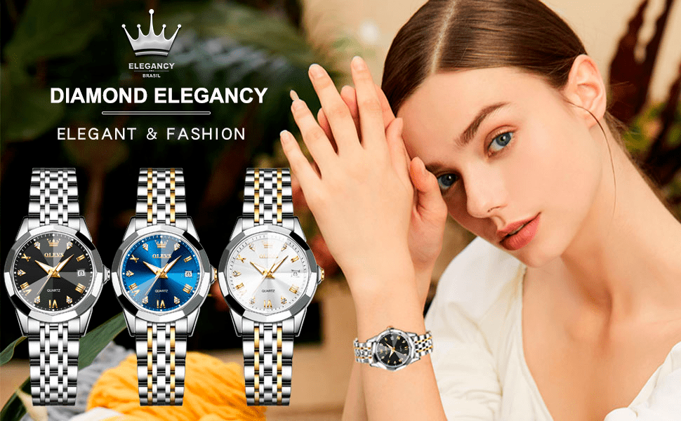 Relógio Feminino Diamond Elegancy