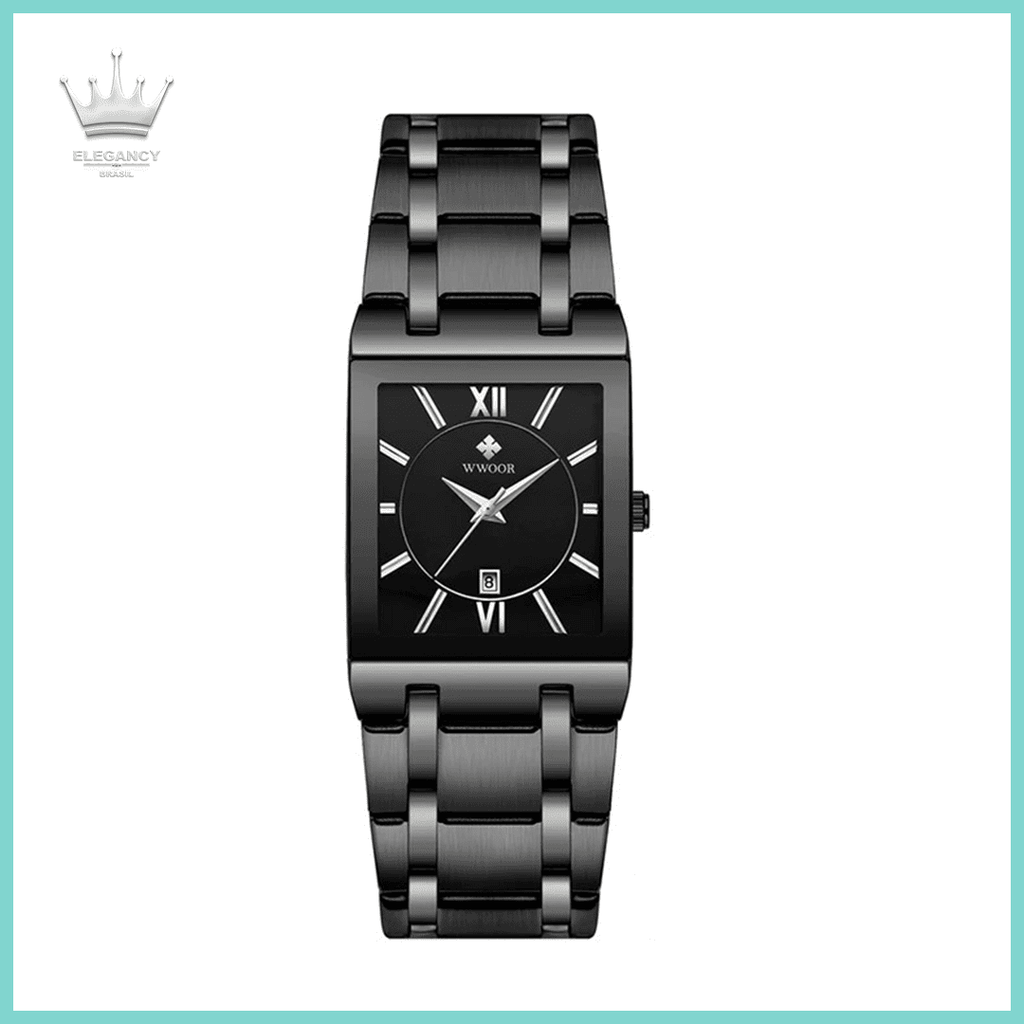 Relogio  Gold Masculino Wwoor Elegancy