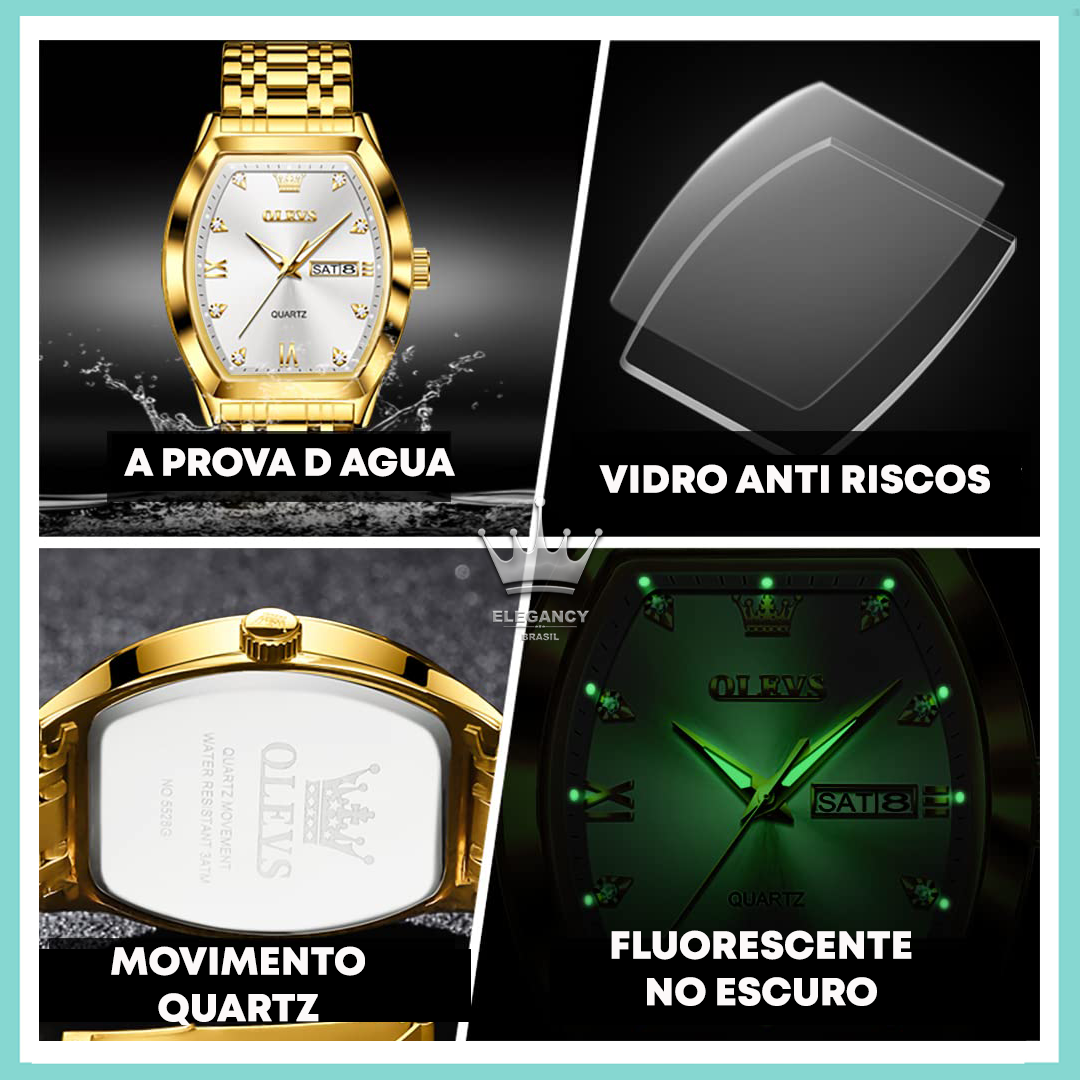 Relogio Eleganzzia Original-  - FRETE GRÁTIS+ 2 BRINDES