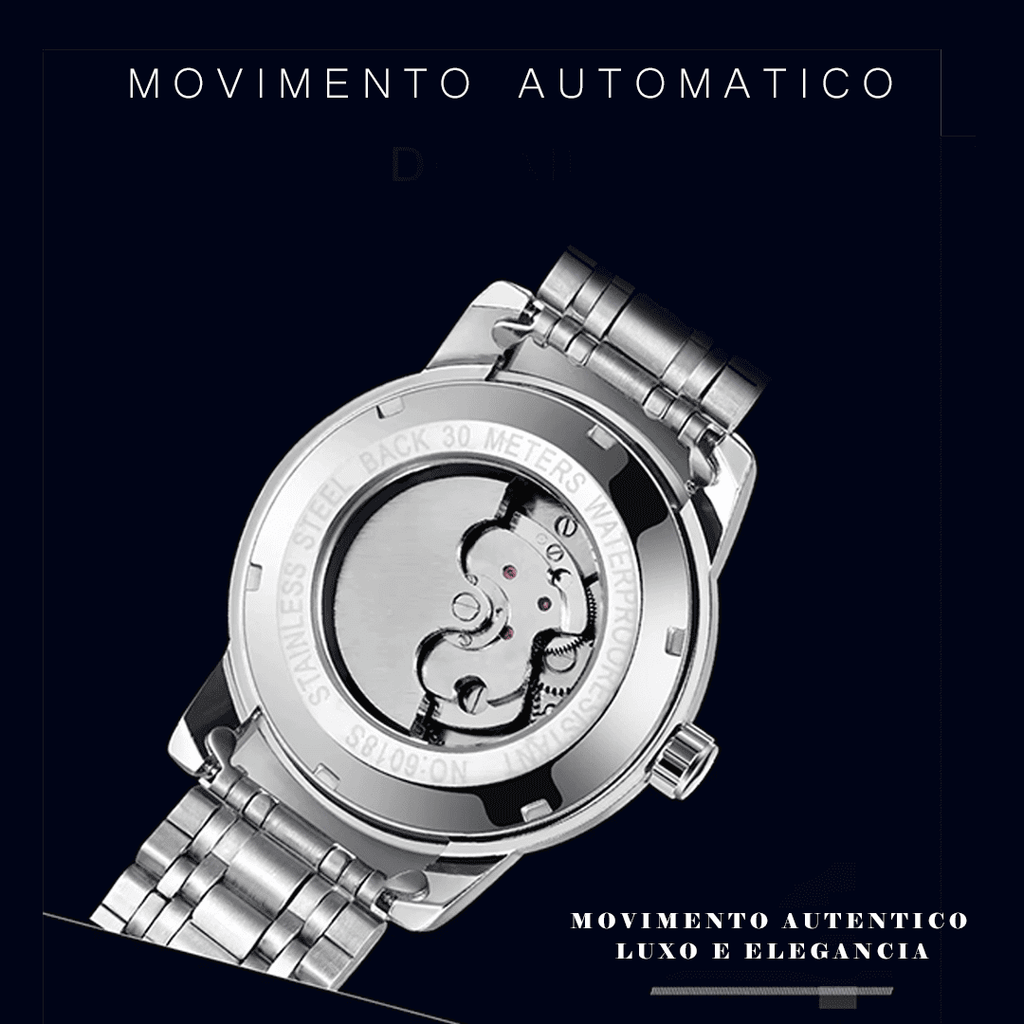 Relogio Automatico Luxury Turbilhão