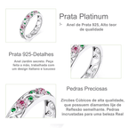 Anel  de Prata  Jardim Secreto