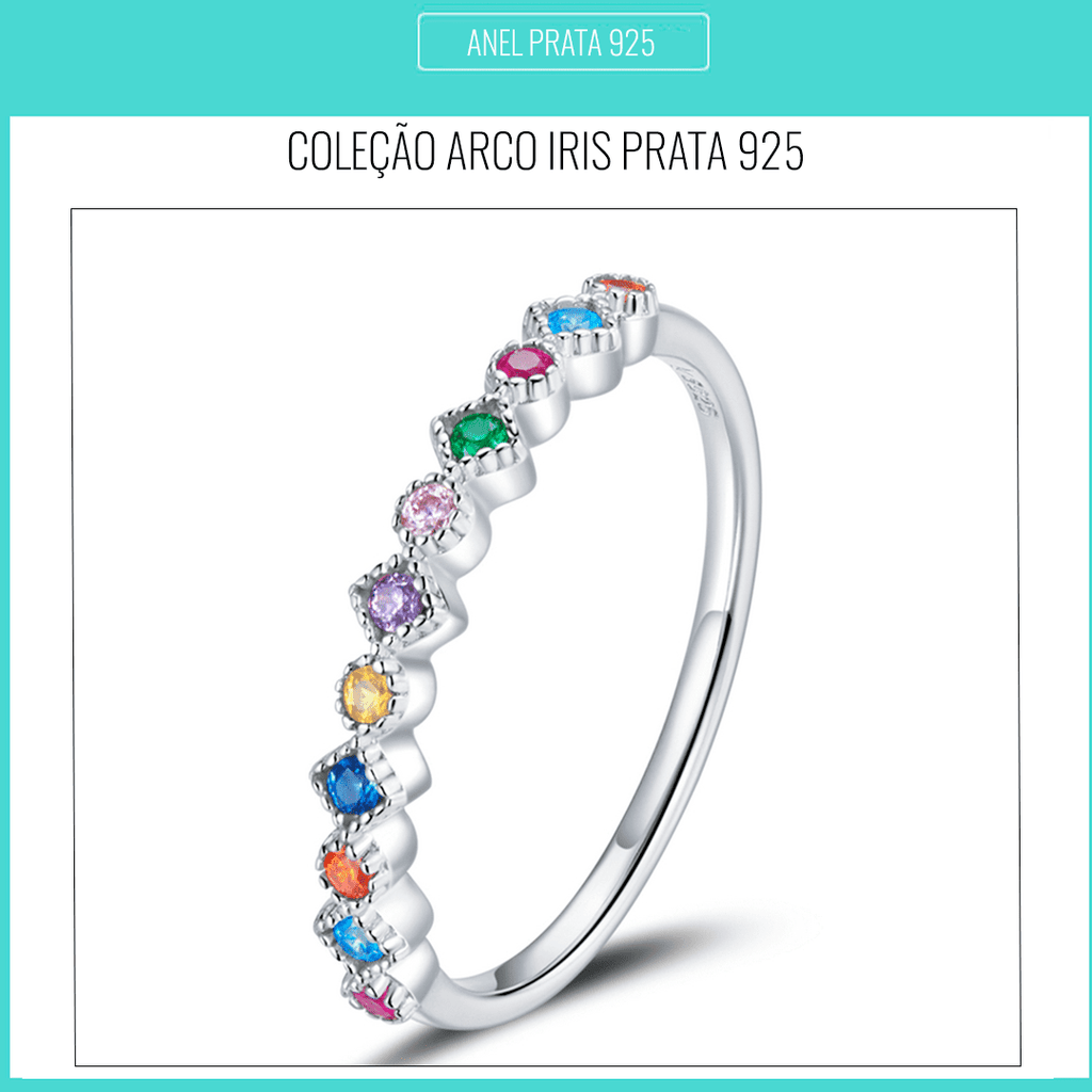 Conjunto de Anéis Elegância Prata 925