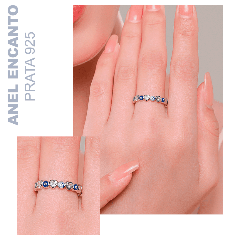 Anel Encanto  de Prata 925