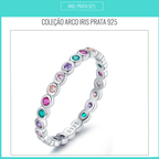 Conjunto de Anéis Elegância Prata 925