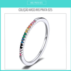 Conjunto de Anéis Elegância Prata 925