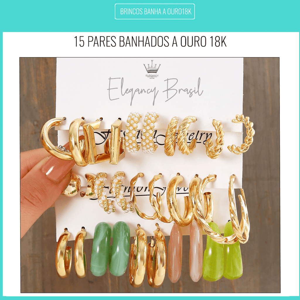 Conjunto de Brincos atacado-Super promoção