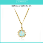 Colar Opalla Sol Prata 925